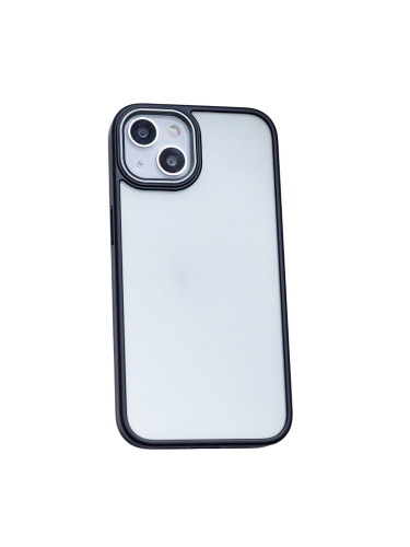 Силиконов кейс bSmart Silicone Satin Matt Case, За iPhone 16 (6.1), Черен