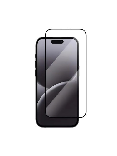 Стъклен протектор MBX 9D Paper Box Flat, За iPhone 16 (6.1), Черен