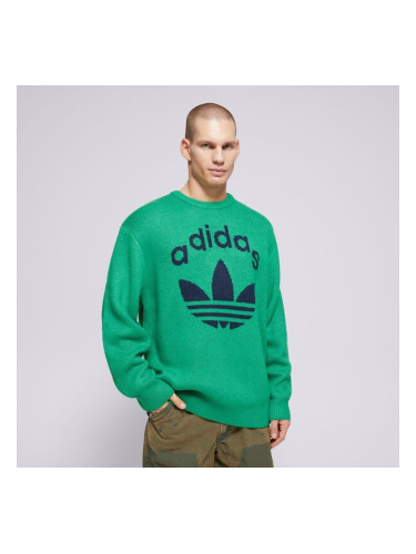 Adidas Пуловер Knit Crewneck мъжки Дрехи Суичъри JN5966 Зелен