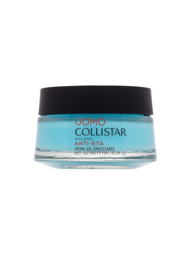 Collistar Uomo Anti-Age Mattifying Cream-Gel Гел за лице за мъже 50 ml