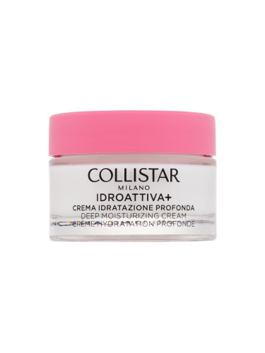 Collistar Idroattiva+ Deep Moisturizing Cream Дневен крем за лице за жени 30 ml