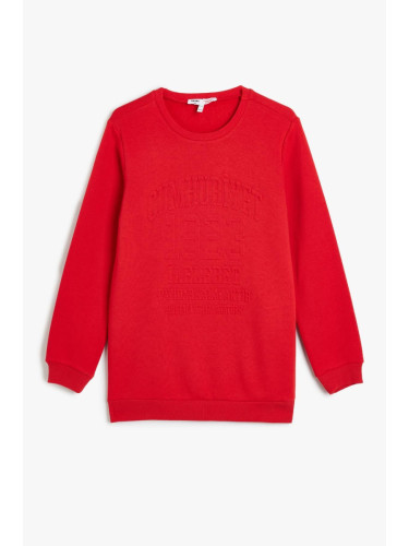 Koton Red Boy Sweatshirt