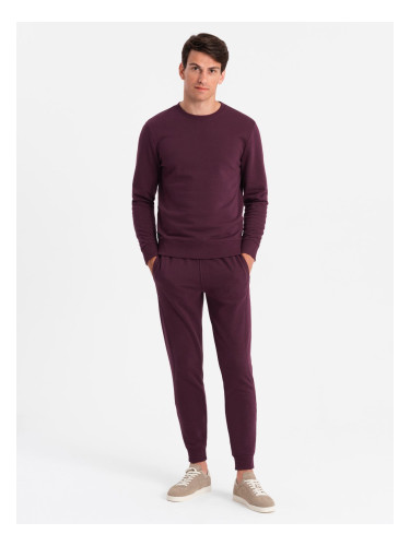 Ombre BASIC men's cotton sweatshirt set BASIC sweatshirt + joggers