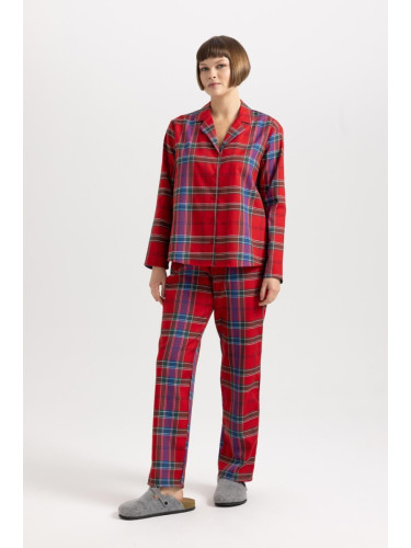 DEFACTO Fall In Love Long Flannel Pajama Bottoms