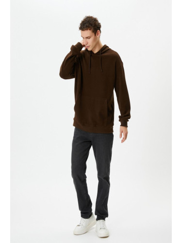 Koton Men's Brown Sweatshirt