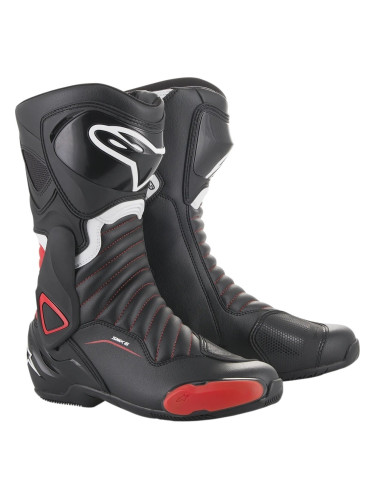 Alpinestars SMX-6 V2 Boots Black/Gray/Red Fluo 45 Ботуши