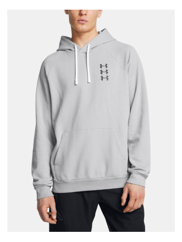 Under Armour UA Rival Flc Txtr SND Hoodie Sweatshirt Siv