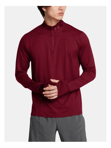 Under Armour UA Launch Pro 1/4 ZIP T-shirt Cherven