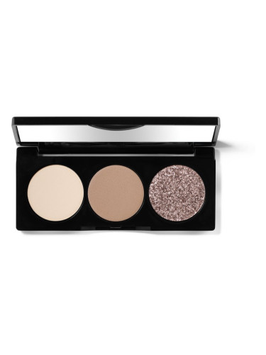 Bobbi Brown Essential Eye Shadow Trios палитра сенки за очи за перфектен външен вид цвят Everyday Greys 4,4 гр.