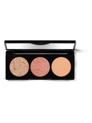 Bobbi Brown Essential Eye Shadow Trios палитра сенки за очи за перфектен външен вид цвят Soft Coral 4,4 гр.