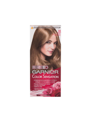 Garnier Color Sensation Боя за коса за жени 40 ml Нюанс 7,0 Delicate Opal Blond увредена кутия