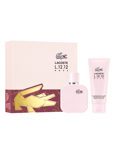 КОМПЛЕКТ LACOSTE L.12.12 Rose Eau De Parfum Body Lotion Set Eau de Parfum дамски 50ml