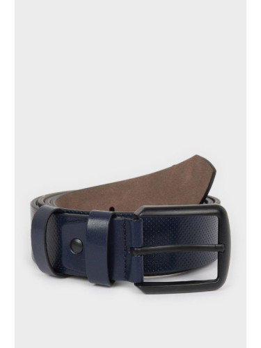 DEFACTO Men's Faux Leather Jean Belt