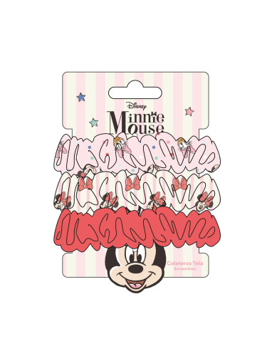 HAIR ACCESSORIES SCRUNCHIES 3 PIECES MINNIE