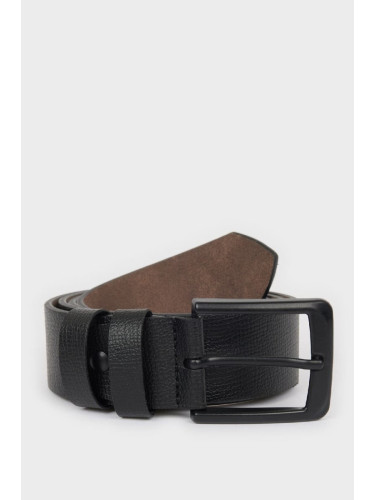 DEFACTO Men's Faux Leather Jean Belt