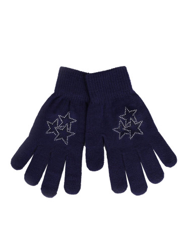 Yoclub Woman's Gloves RED-0016K-AA50-014 Navy Blue