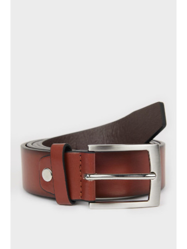 DEFACTO Men's Faux Leather Casual Belt