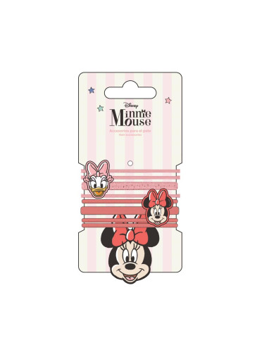 HAIR ACCESSORIES ELASTIC 8 PIECES MINNIE