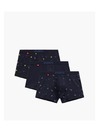 Men's Boxers ATLANTIC 3Pack - Navy Blue