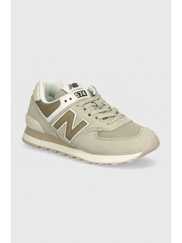 Маратонки New Balance 574 в зелено WL574DP2