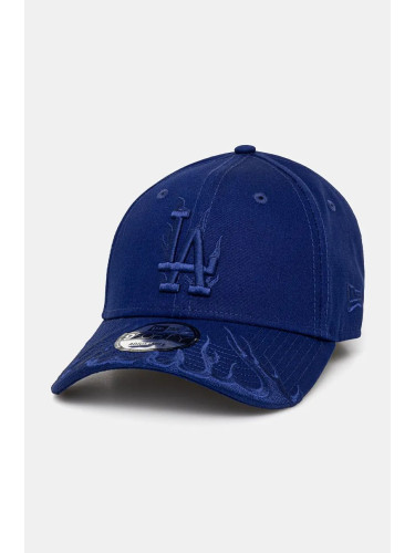 Шапка с козирка New Era LOS ANGELES DODGERS в синьо с десен 60565333