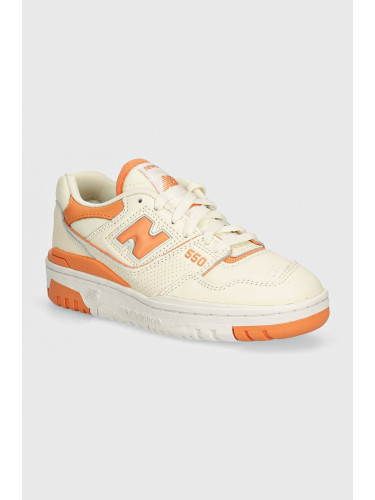 Кожени маратонки New Balance 550 в бежово BBW550AJ