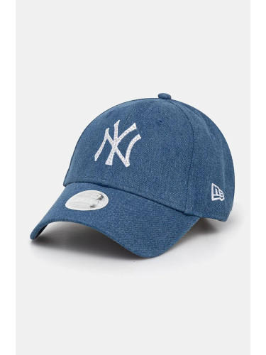 Шапка с козирка New Era NEW YORK YANKEES в синьо с апликация 60565483