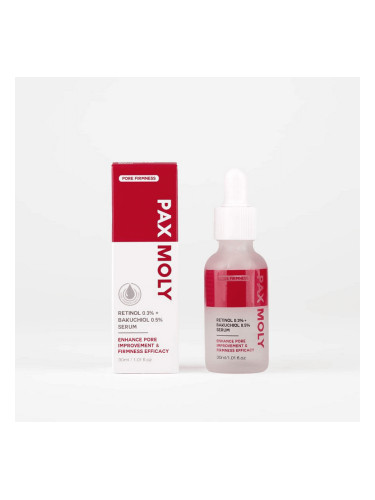 PAX MOLY | Retinol 0.3% + Bakuchiol 0.5% Serum, 30 ml