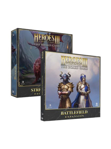 БЪНДЪЛ HEROES OF MIGHT & MAGIC III: THE BOARD GAME: FACTION UNITS + BATTLEFIELD EXPANSIONS 67437 - 67441