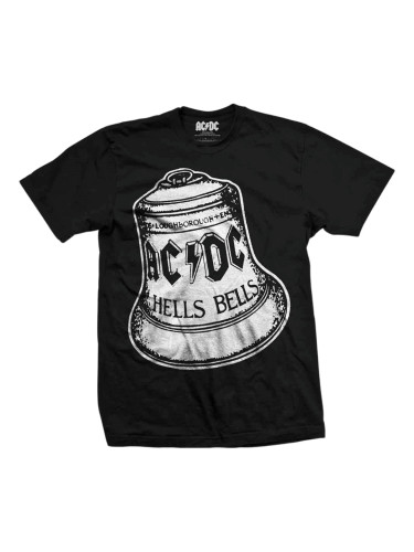 AC/DC Риза Hells Bells Unisex Black 2XL