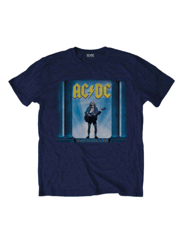 AC/DC Риза Who Man Who Unisex Navy Blue M