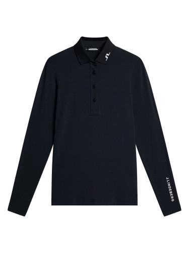 J.Lindeberg Flor Long Sleeve Black L Риза за поло