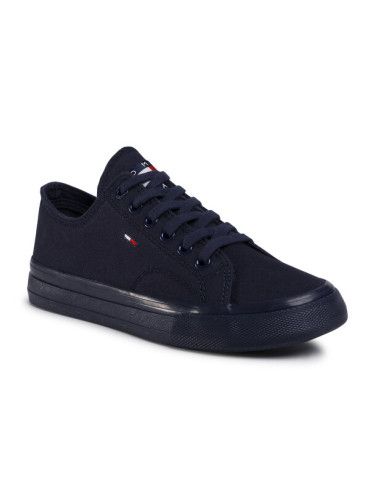 Tommy Jeans Гуменки Long Lace Up Vulc EN0EN00940 Тъмносин