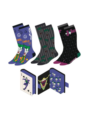 SOCKS PACK 3 PIECES BATMAN JOKER