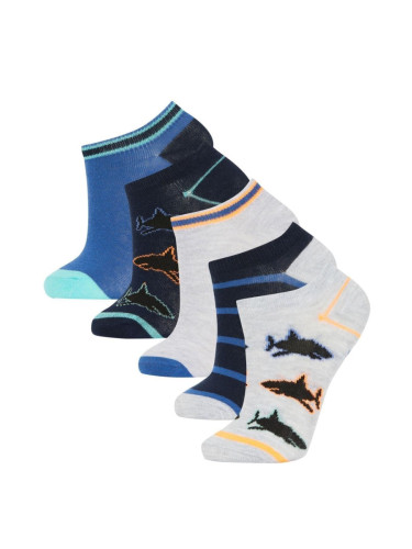 DEFACTO Size 5-Pack Cotton Ankle Socks