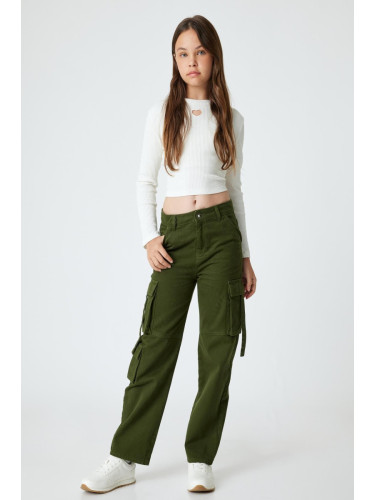 Koton Khaki Girls Jeans