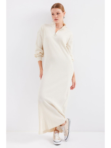 Bigdart 15839 Boydan Knitwear Dress - Cream