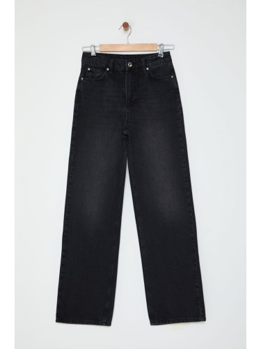 Trendyol Black High Waist 90's Wide Leg Jeans