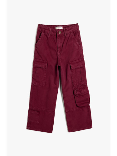 Koton Claret Red Girl Jeans