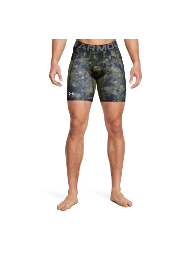 UA HG Armour Prtd Comp Sts-GRN