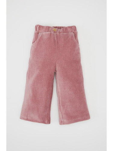 DEFACTO Baby Girl Regular Fit Elastic Waist Corduroy Trousers