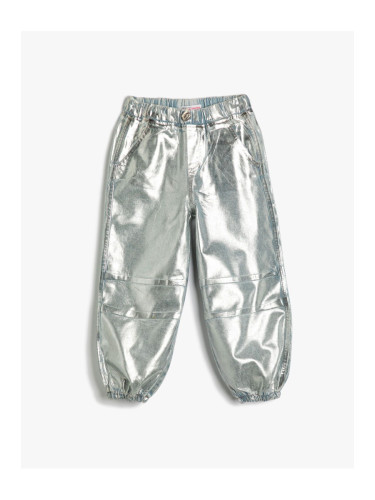 Koton Gilded Shiny Parachute Trousers