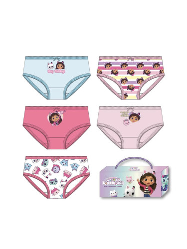 GIRLS' UNDERWEAR SET SINGLE JERSEY 5 PIECES GABBY´S DOLLHOUSE