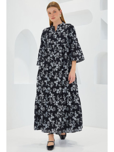 Bigdart 2469 Linen Dress - D. Black