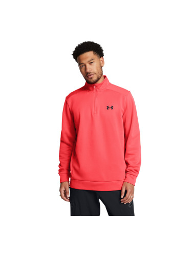 UA Armour Fleece 1/4 Zip-RED