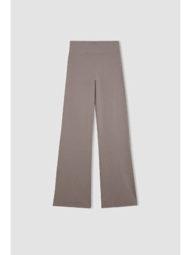 DeFactoFit Wide Leg Waist-hugging Wide Leg Ankle Length Trousers