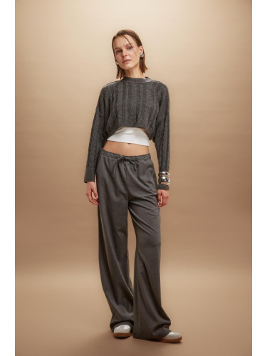 DEFACTO Cool Wide Leg Trousers