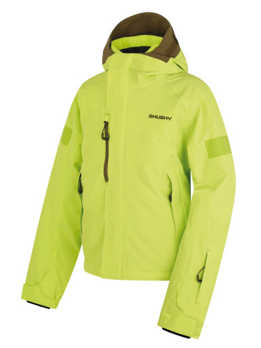 Children's ski jacket HUSKY Gonzal Kids br. green