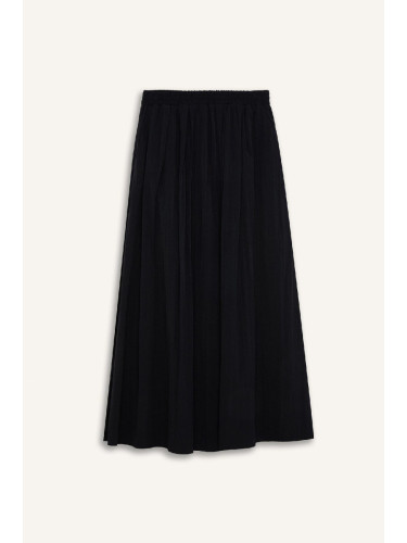 DEFACTO A Cut Normal Waist Basic Straight Flared Maxi Skirt