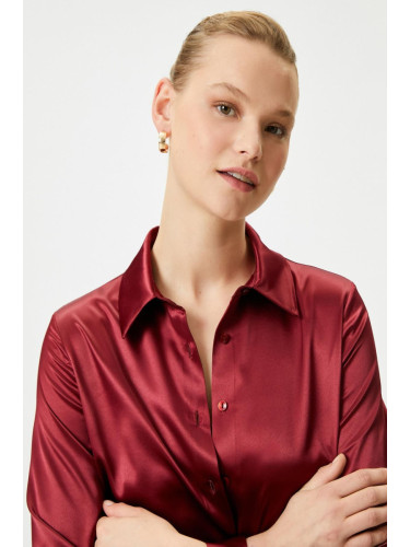 Koton Women's Burgundy Blouse